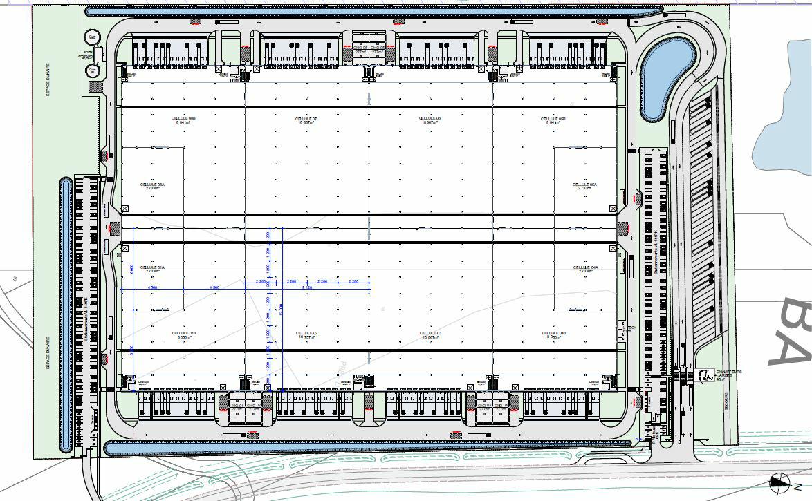 Entrepôt classe a Loon-Plage 97079m² Location entrepôt classe a Loon-Plage Nord OLLOG2316187 1
